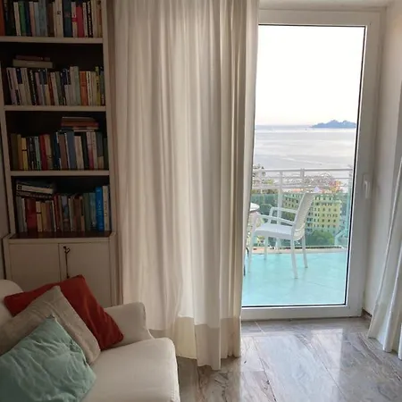 Mare-Voglia Di Mare-Strepitosa Vista - Appartamento 3 Camere Da Letto- 2 Bagni- 1 Salone Immenso - Grande Terrazza Lägenhet